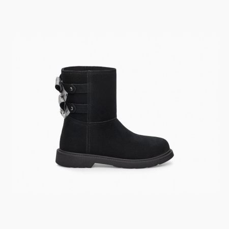 UGG Tillee Black Boots for Kids (GYQH19734)